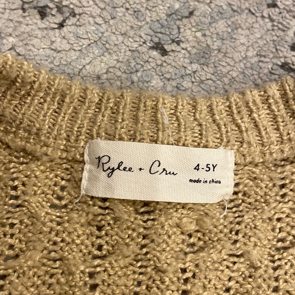 Cozy RYLEE & CRU Tan Knit Sweater - Picture 3 of 3